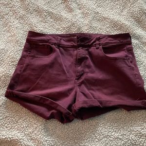 shorts high rise shortie size 16 American eagle
